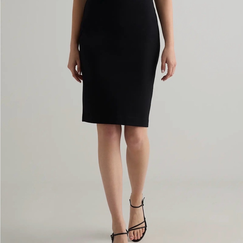 NWT New Ultra Stretch Pencil Skirt Ponte Black Medium